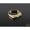 ANILLOS / SORTIJAS Sortija oro amarillo y diamantes cinquillo