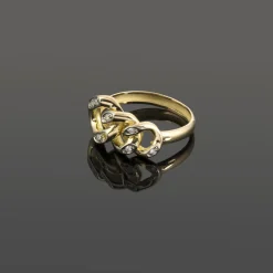 ANILLOS / SORTIJAS Sortija oro amarillo y diamantes. Talla nº: 11