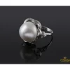 ANILLOS / SORTIJAS Sortija oro blanco media perla