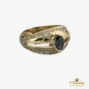 ANILLOS / SORTIJAS Sortija oro amarillo zafiro y diamantes
