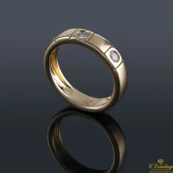 ANILLOS / SORTIJAS Sortija oro amarillo y tres diamantes