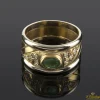 ANILLOS / SORTIJAS Sortija oro amarillo oro blanco esmeralda y diamantes