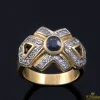 ANILLOS / SORTIJAS Sortija oro amarillo zafiros y diamantes
