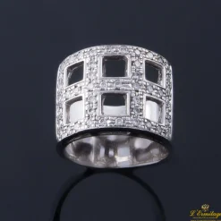 ANILLOS / SORTIJAS Sortija oro blanco y diamantes