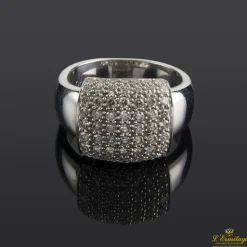 ANILLOS / SORTIJAS Sortija oro blanco y diamantes.