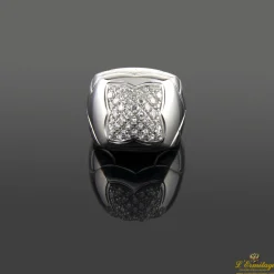 ANILLOS / SORTIJAS Sortija oro blanco y diamantes.