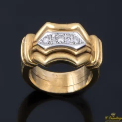 ANILLOS / SORTIJAS Sortija oro amarillo y diamantes