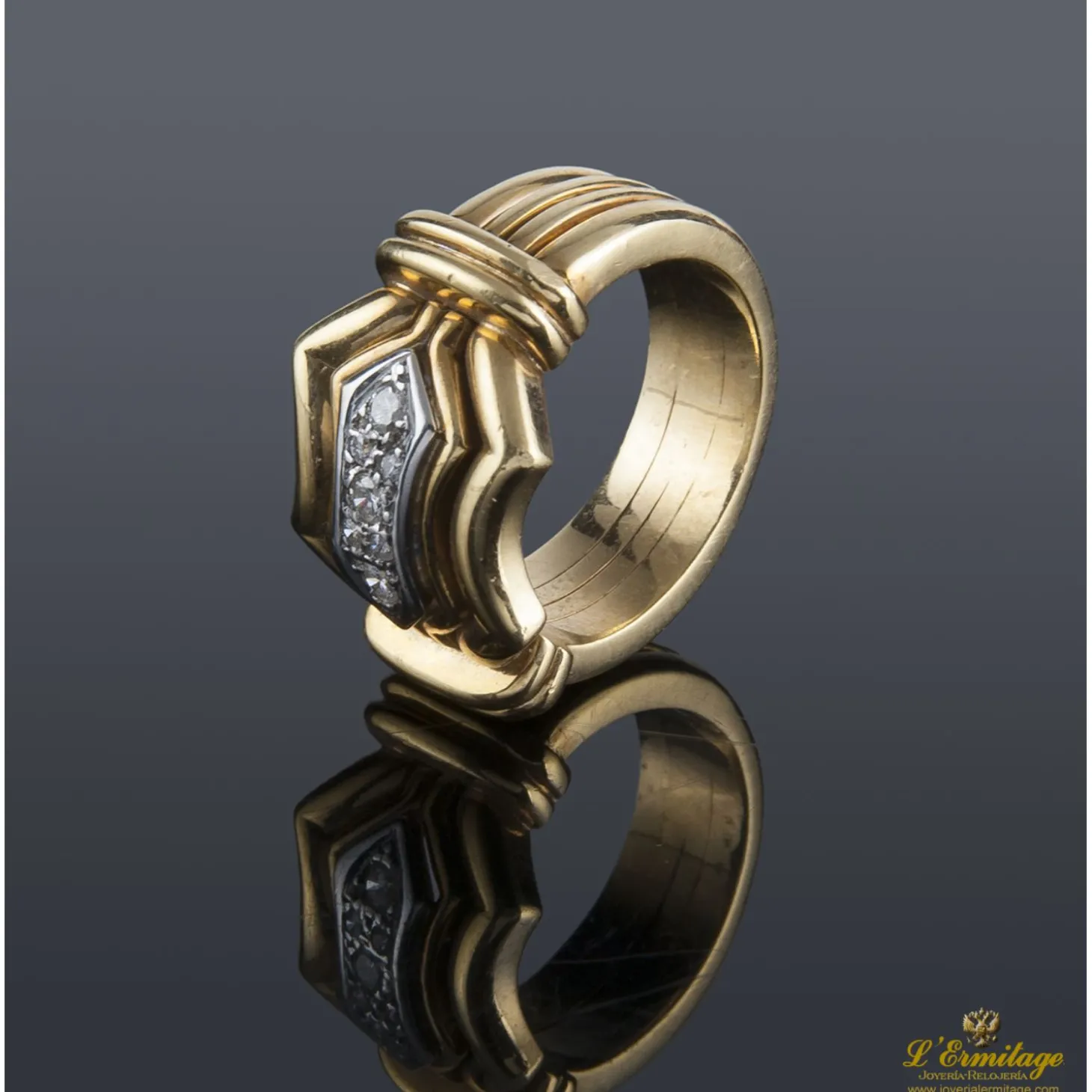 ANILLOS / SORTIJAS Sortija oro amarillo y diamantes