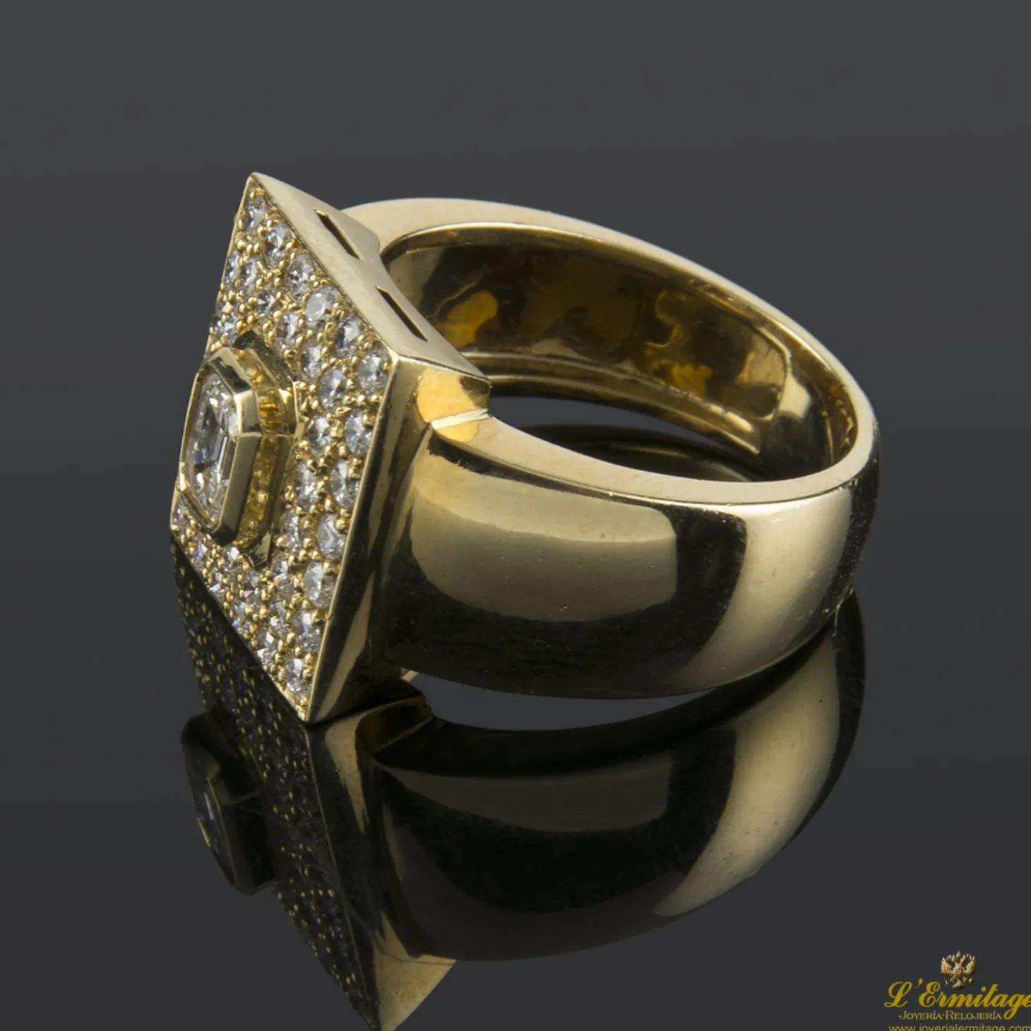 ANILLOS / SORTIJAS Sortija oro amarillo y diamantes