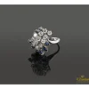 ANILLOS / SORTIJAS Sortija oro blanco zafiros y diamantes