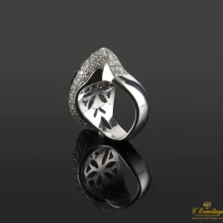 ANILLOS / SORTIJAS Sortija oro blanco zafiros y diamantes
