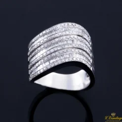 ANILLOS / SORTIJAS Sortija oro blanco y diamantes