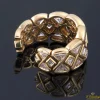 ANILLOS / SORTIJAS Sortija oro amarillo ancha y diamantes.