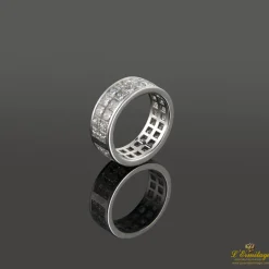 ANILLOS / SORTIJAS Sortija oro blanco y diamantes
