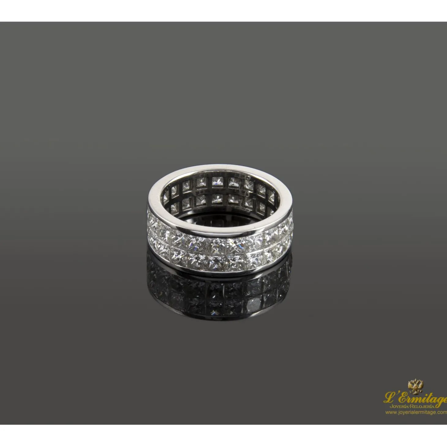 ANILLOS / SORTIJAS Sortija oro blanco y diamantes