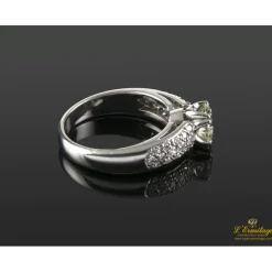 ANILLOS / SORTIJAS Sortija oro blanco y diamantes color l, pureza vvs2 y peso 1,08 cts.
