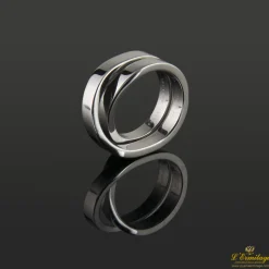 ANILLOS / SORTIJAS Sortija paris nouvelle vague oro blanco. Talla 53.
