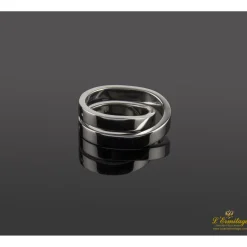ANILLOS / SORTIJAS Sortija paris nouvelle vague oro blanco. Talla 53.