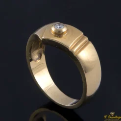 ANILLOS / SORTIJAS Sortija solitario oro amarillo.