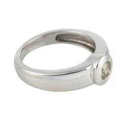 ANILLOS / SORTIJAS Sortija solitario oro blanco.