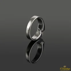 ANILLOS / SORTIJAS Sortija solitario en oro blanco brillante princesa 0,72ct.