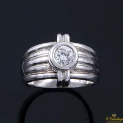 ANILLOS / SORTIJAS Sortija solitario oro blanco
