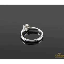 ANILLOS / SORTIJAS Sortija solitario oro blanco color h, pureza vs1 y peso 0,55 cts.