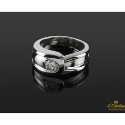 ANILLOS / SORTIJAS Sortija solitario oro blanco.