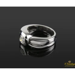 ANILLOS / SORTIJAS Sortija solitario oro blanco.