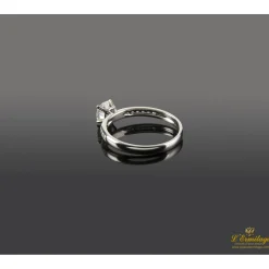ANILLOS / SORTIJAS Sortija solitario oro blanco color h, pureza vs1 y peso 0,62 cts.