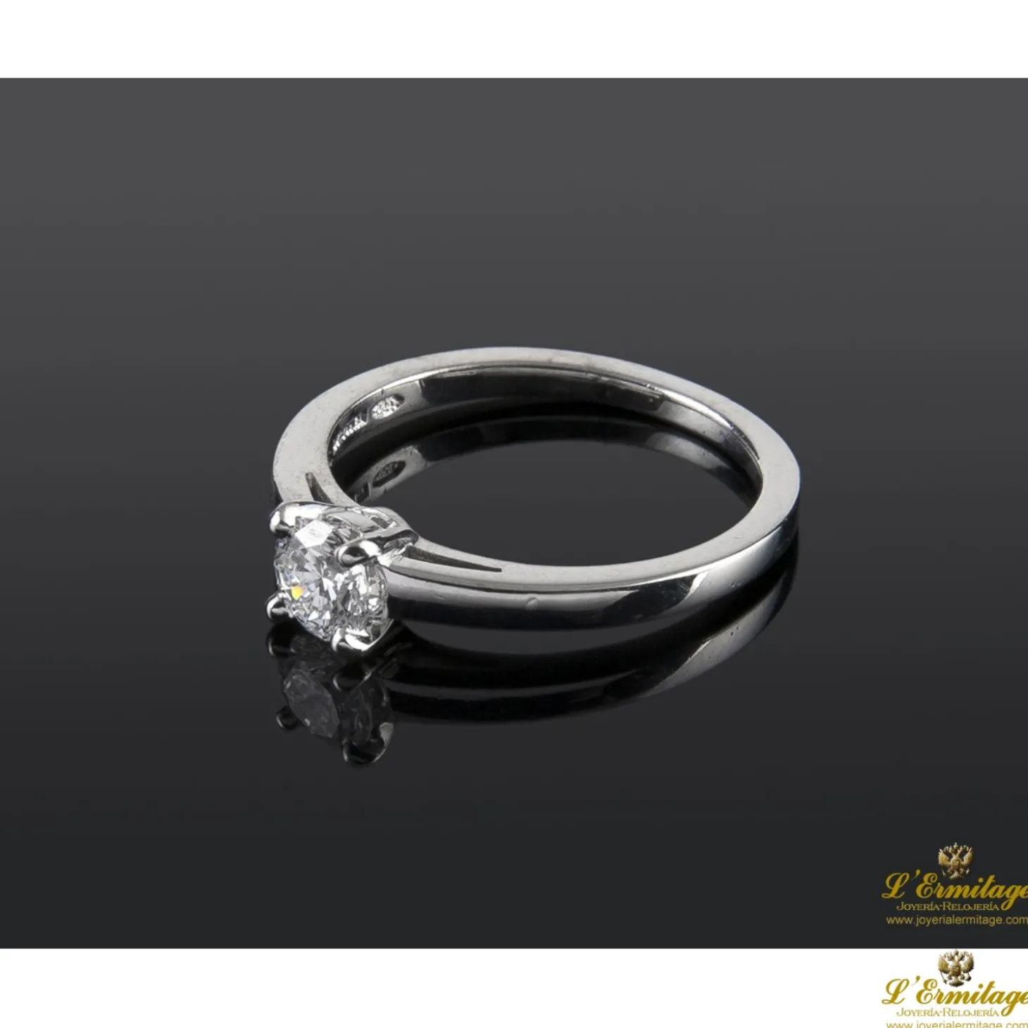 ANILLOS / SORTIJAS Sortija solitario bulgari oro blanco
