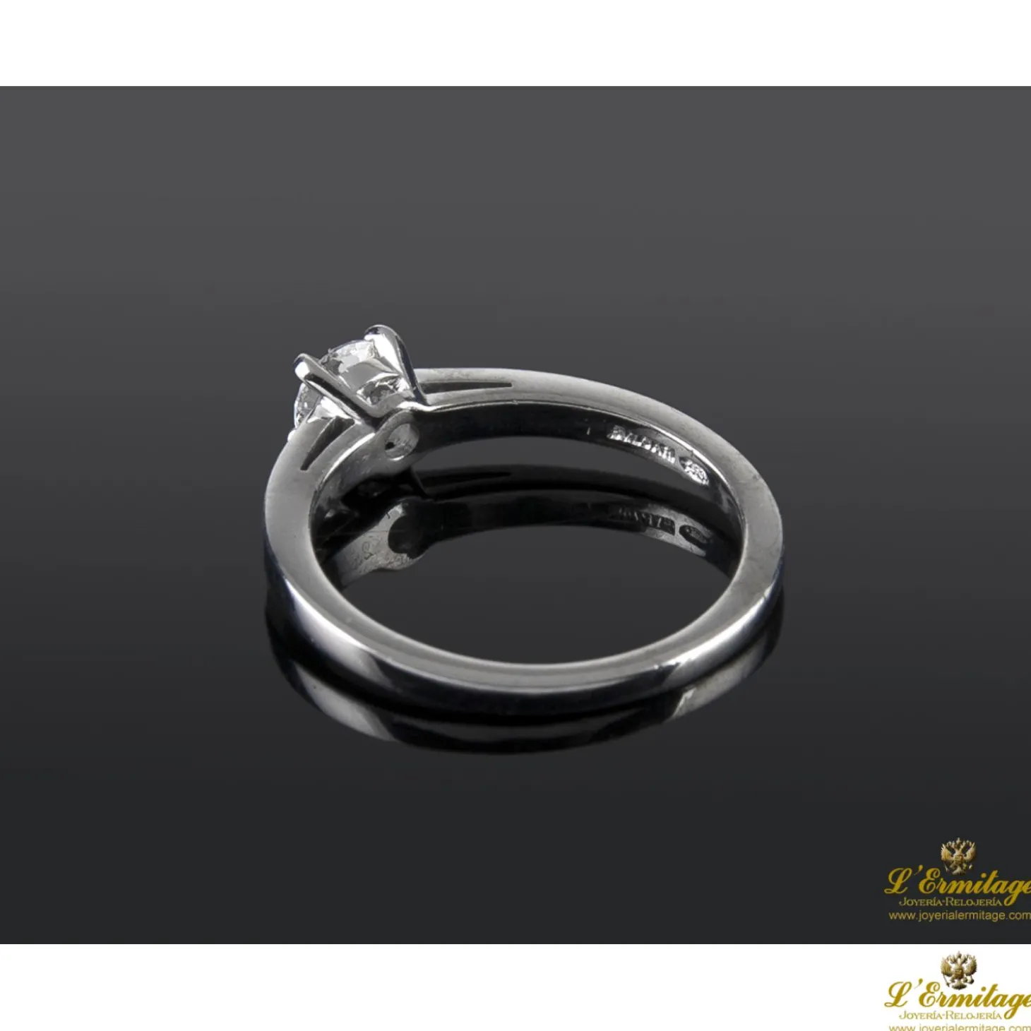 ANILLOS / SORTIJAS Sortija solitario bulgari oro blanco