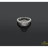 ANILLOS / SORTIJAS Sortija solitario oro blanco y diamantes color g, pureza vs1 y peso 1,31 cts.