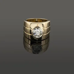 ANILLOS / SORTIJAS Sortija solitario oro amarillo color g, pureza si y peso 1,85 cts.