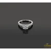 ANILLOS / SORTIJAS Sortija solitario oro blanco y diamantes color f, pureza p1 y peso 1,70 cts.