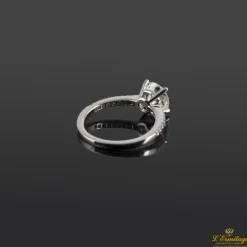 ANILLOS / SORTIJAS Sortija solitario oro blanco color f, pureza vs1 y peso 1,55 cts.