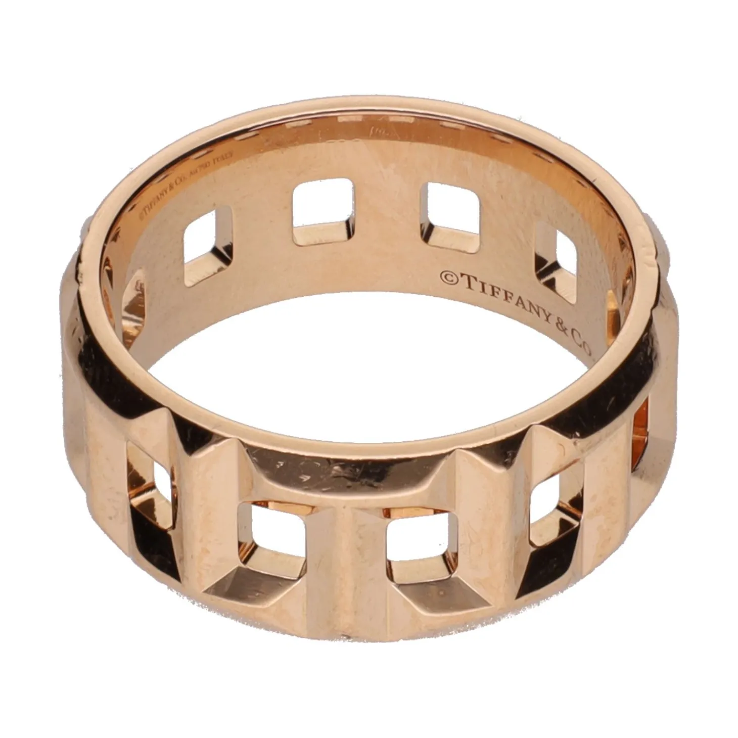 ANILLOS / SORTIJAS Sortija t de tiffany & co. En oro rosa. Talla 12.