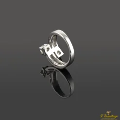 ANILLOS / SORTIJAS Sortija tu y yo oro blanco y diamantes.