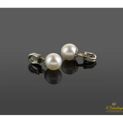 BOTONADURAS Botonadura antigua oro blanco y perlas.