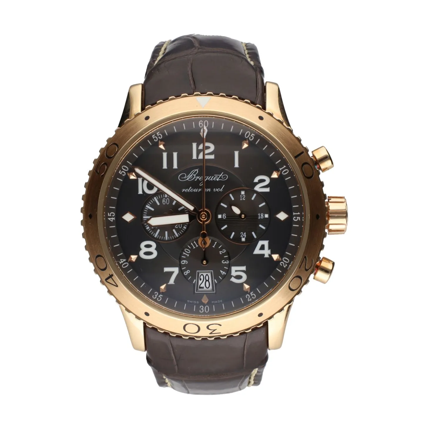 BREGUET Type xxi oro rosa.