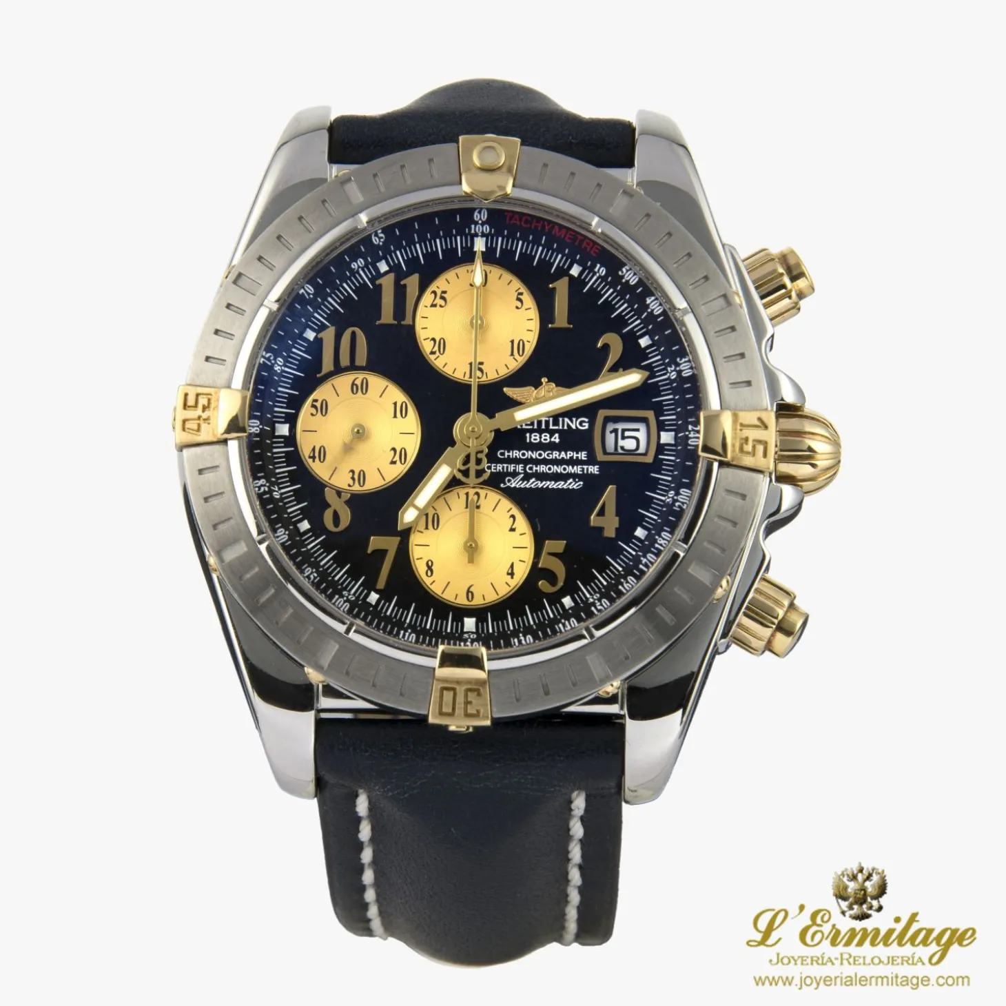 BREITLING Chronomat evolution acero y oro automático 44mm