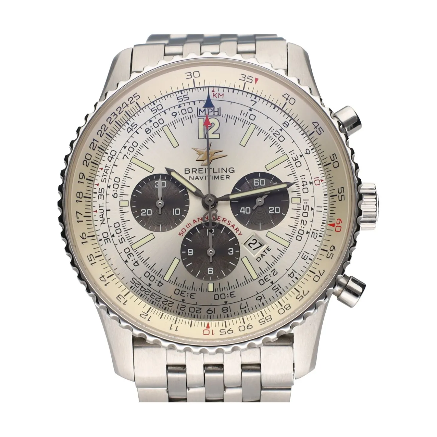 BREITLING Navitimer 50th anniversary acero 42mm.