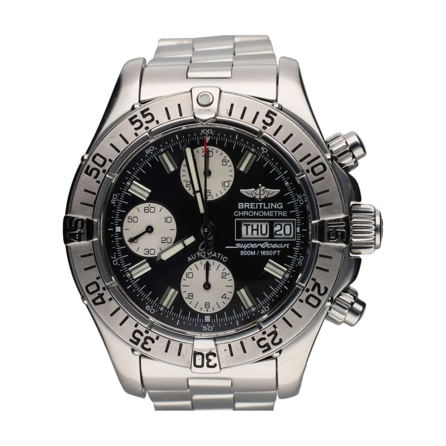 BREITLING Superocean chronograph 500m acero 42mm.