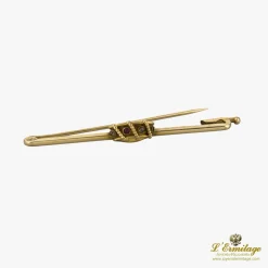 BROCHES / ALFILERES Broche-alfiler oro amarillo antiguo