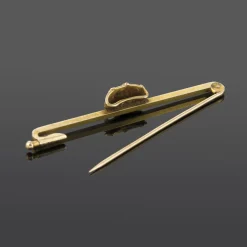 BROCHES / ALFILERES Broche-alfiler oro amarillo antiguo