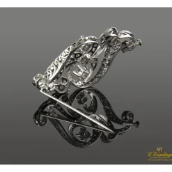 BROCHES / ALFILERES Broche-alfiler oro blanco y diamantes