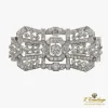 BROCHES / ALFILERES Broche-alfiler art-deco oro blanco y diamantes