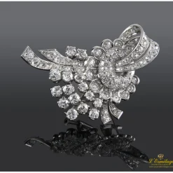 BROCHES / ALFILERES Broche doble de escote