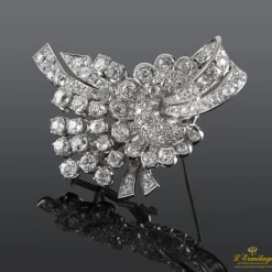 BROCHES / ALFILERES Broche doble de escote