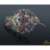 BROCHES / ALFILERES Broche oro amarillo tutti-fruti